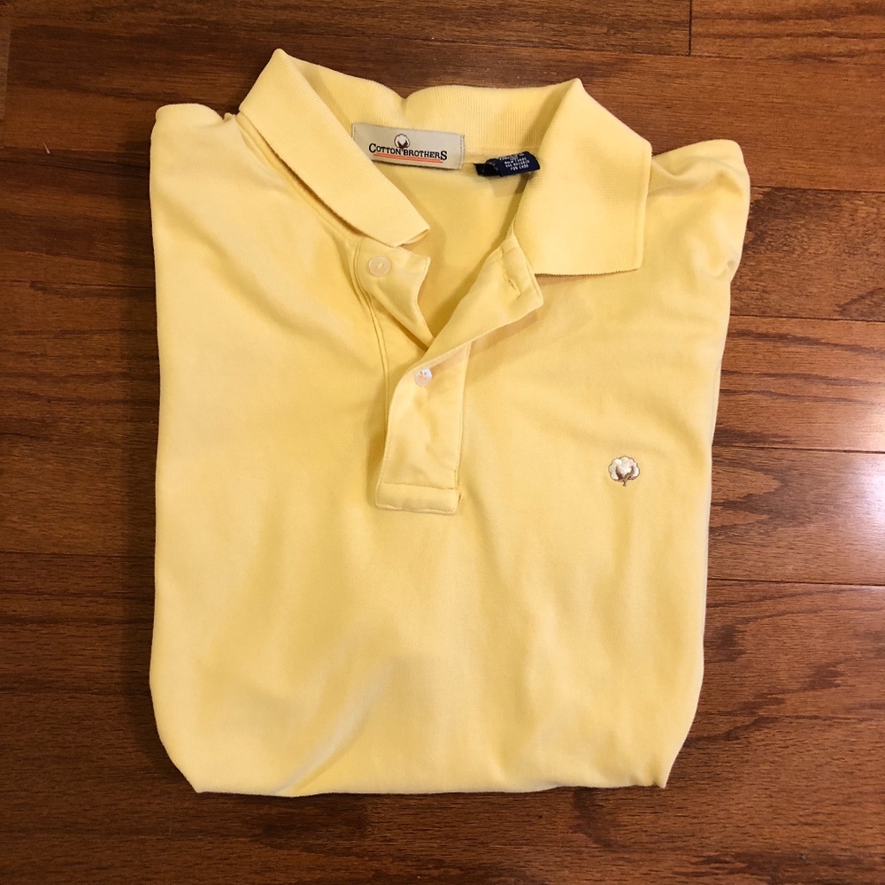 Cotton Brothers Yellow Polo Shirt